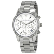 Michael Kors Ritz Chronograph White Dial Ladies Watch MK6428 - BigDaddy Watches