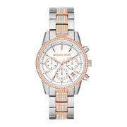 Michael Kors Ritz Pavé Two-Tone Unisex Watch MK6651