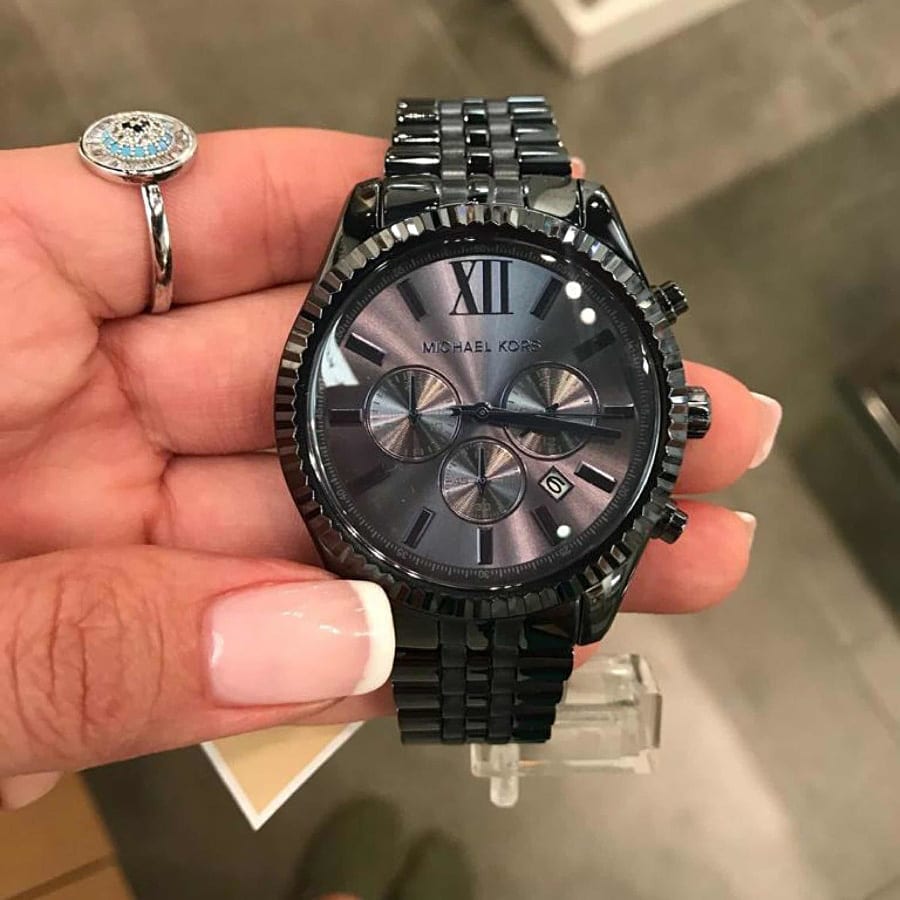 Michael Kors Lexington Chronograph Dial Men's Watch MK8480 Water resistance: 100 meters / 330 feet Movement: Quartz