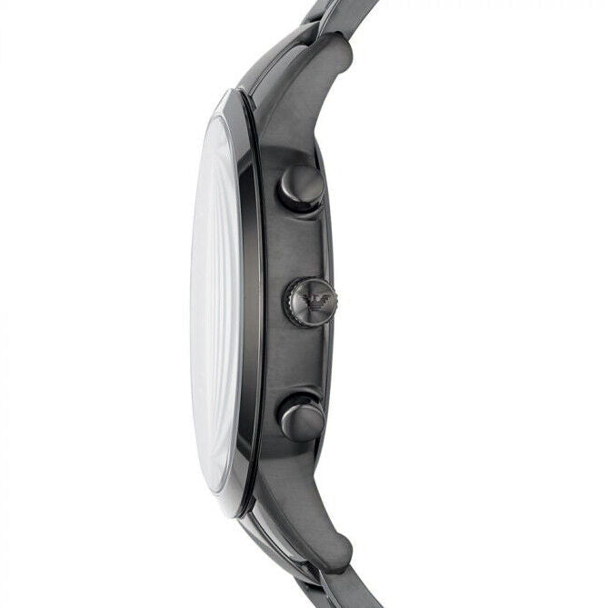 Emporio Armani Men's Classic Chronograph Stainless Steel Gunmetal Watch AR2454 - Kiwi Watches #2