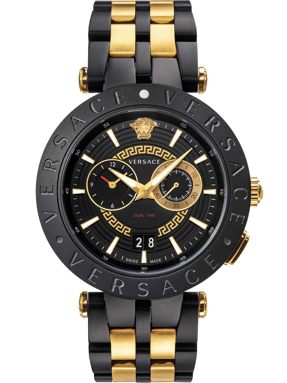 Versace V-Racer Two-Tone Chronograph Men's Watch  VEBV00619 - Kiwi Watches
