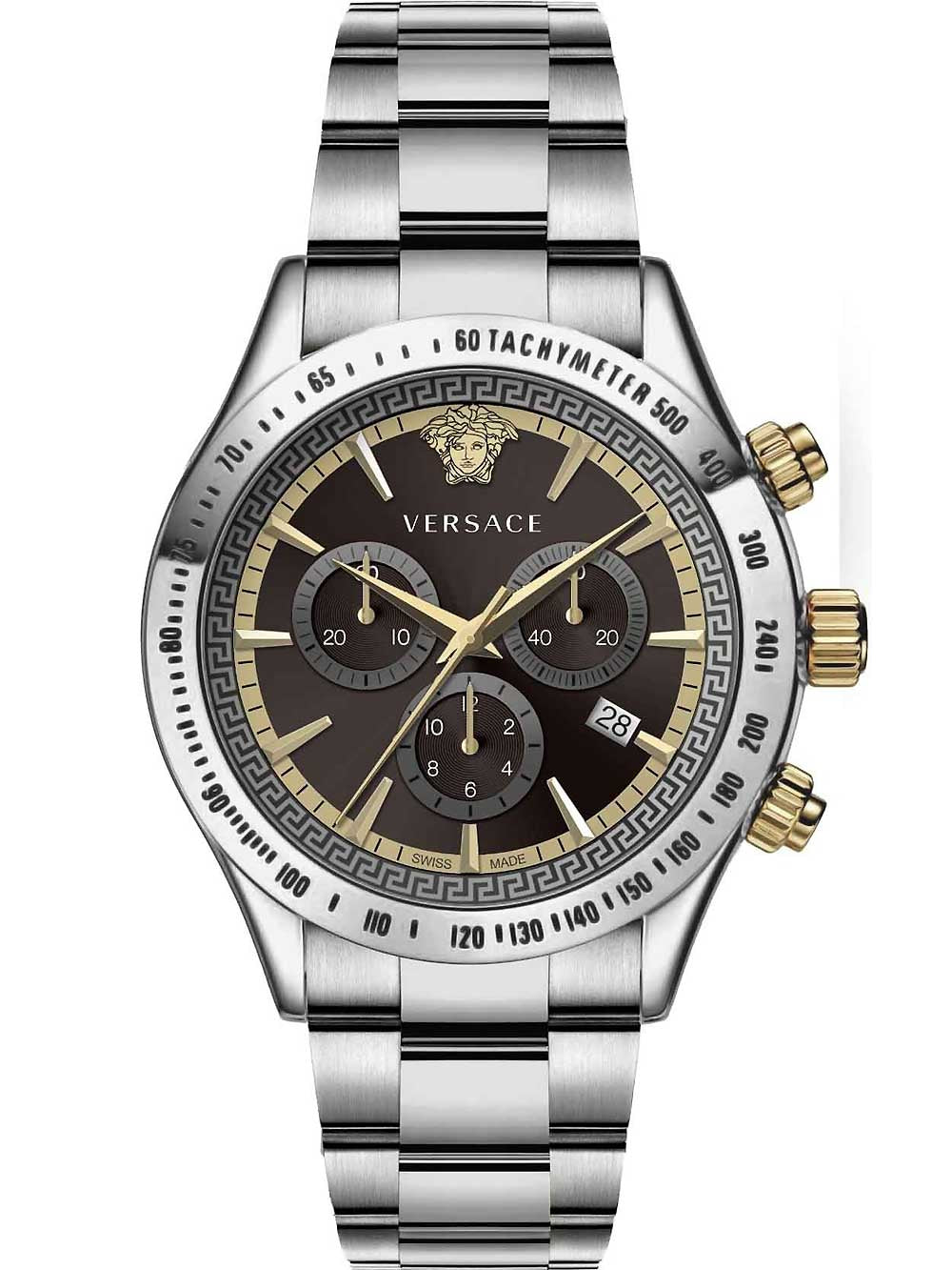 Versace Chronograph Classic Silver Men's Watch  VEV700419 - Kiwi Watches