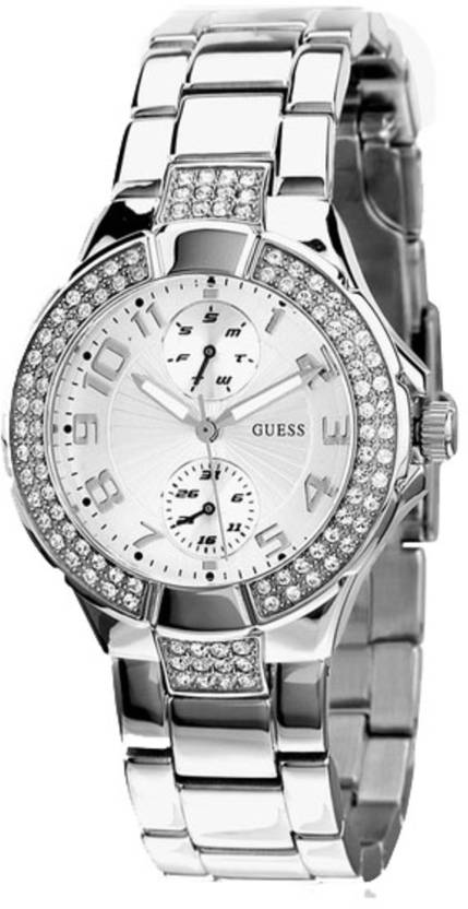 Guess Women's Mini Prism Analog Stainless Steel Women's Watch  W12638L1 - Kiwi Watches