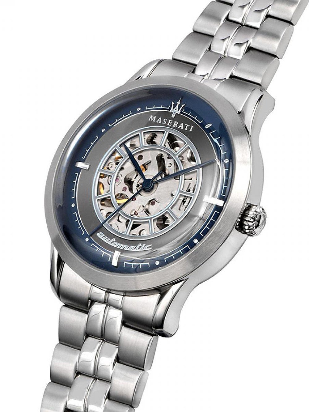 Maserati Ricordo Automatic Grey Skeleton Dial Men's Watch R8823133005